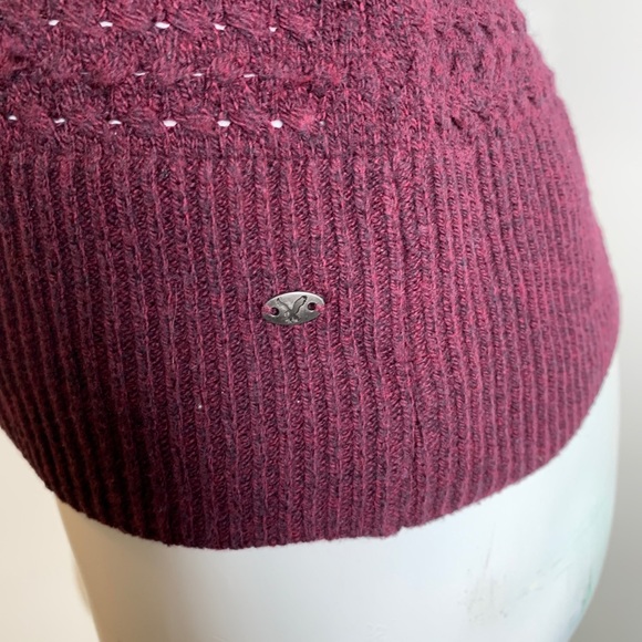AEO boatneck maroon sweater - Picture 3 of 4